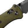 Benchmade Bailout 3.38 inch Folding Knife - Woodland Green, Partial Serrated - Woodland Green