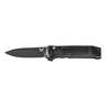Benchmade Casbah 3.40 inch Automatic Knife - Black, Plain - Black