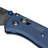 Benchmade Limited Edition Titanium Bugout 3.24 inch Folding Knife - Blue