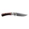 Benchmade Mini Crooked River 3.4 inch Folding Knife - Satin / Brown