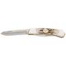Browning Bone Bluff 2.63 inch Folding Knife - Brown/White