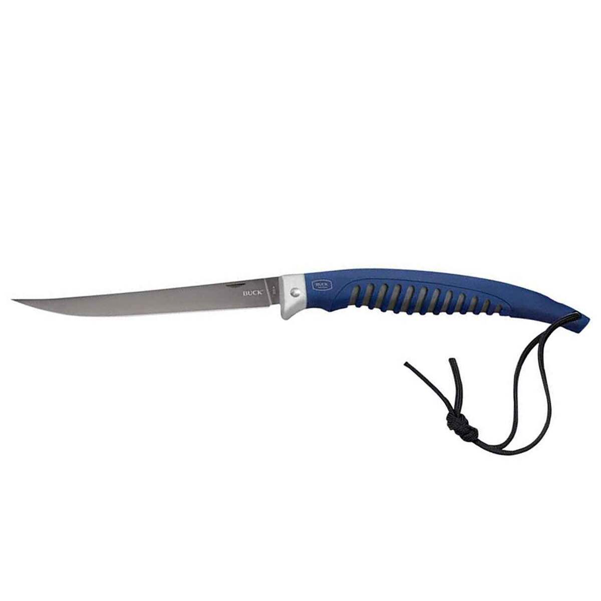 Buck Silver Creek 6.5 inch Folding Fillet Knife - Blue | Knives.com