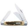Case Large Stockman 3.3 inch Folding Knife - Amber
