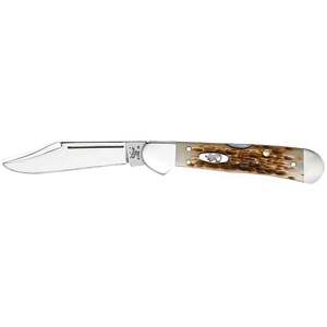 Case Peach Seed Jig Mini CopperLock 2.72 inch Folding Knife