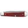 Case Pocketworn Trapper 3.27 inch Folding Knife - Red