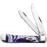 Case Purple Passion Trapper 3.27 inch Folding Knife - Purple Passion