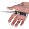 Case Trapper 3.27 inch Folding Knife - Black Micarta