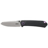 CRKT Montosa 3.25 inch Folding Knife - Black - Black/Purple