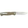 CRKT Kova 3.5 inch Folding Knife - Green - OD Green