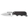 SOG Instinct Mini 1.9 inch Fixed Blade Knife - Black - Black