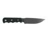 Knives of Alaska Bush Camp 6 inch Fixed Blade Knife - Black
