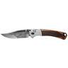 Benchmade Mini Crooked River Limited Casey Underwood Series Bull Elk 3.4 inch Folding Knife - Wood