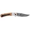 Benchmade Mini Crooked River Limited Casey Underwood Series Whitetail Deer 3.4 inch Folding Knife - Wood