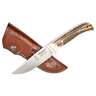 Muela Husky 4 inch Fixed Blade Knife - Stag Horn