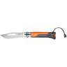 Opinel No.08 Stainless Steel 3.75 inch Folding Knife - Outdoor Orange
