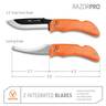 Outdoor Edge RazorPro Saw Combo 3.5 inch Knife Combo - Orange