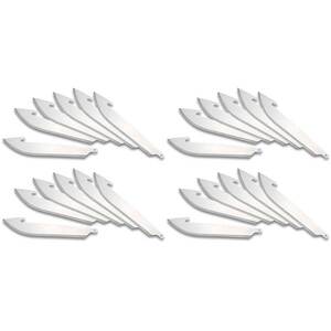Outdoor Edge RazorSafe 3.5in Drop Point Replacement Blades - 24 Pack