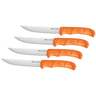 Outdoor Edge WildGame 5 inch Steak Knife Set - Orange