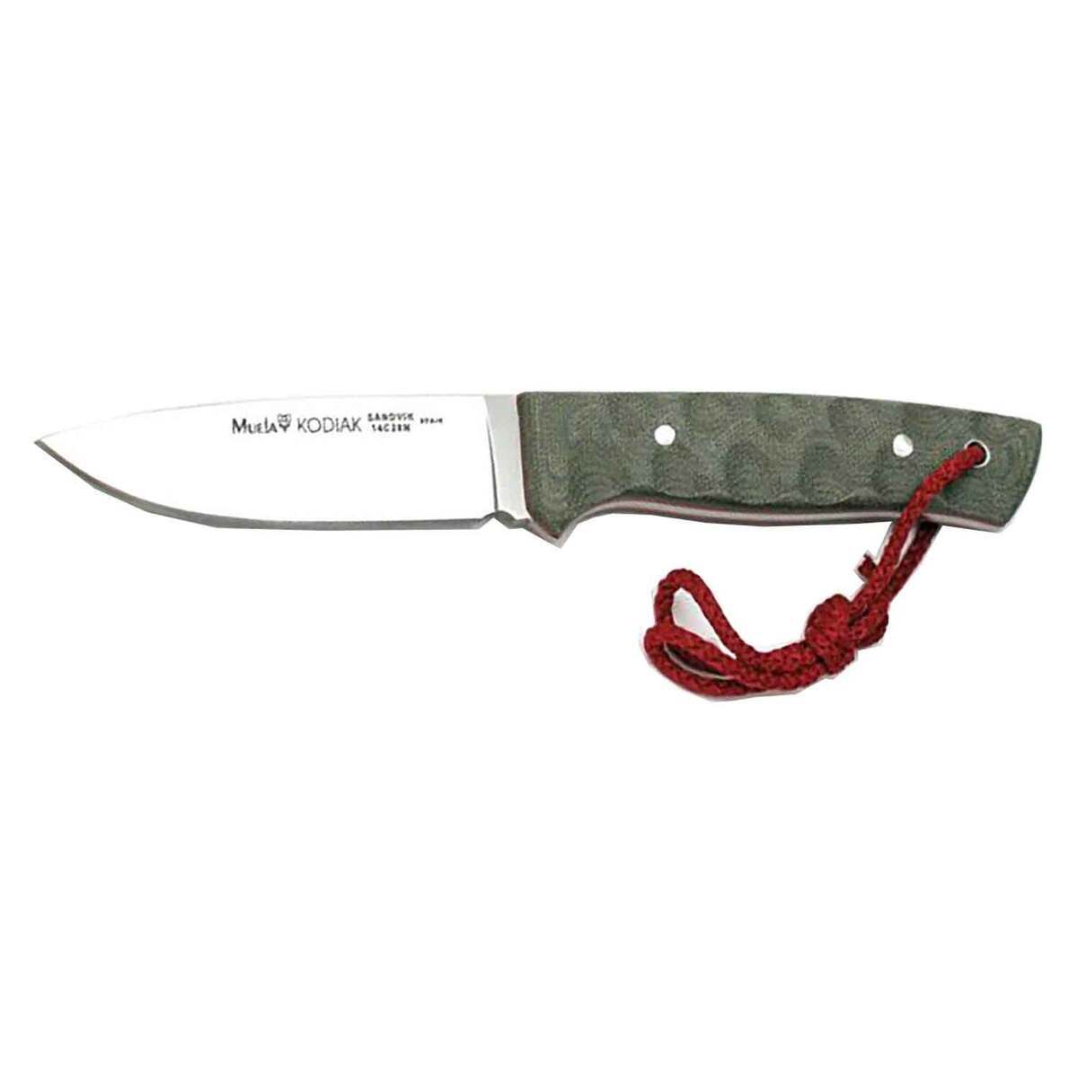 Ruko Kodiak 4 inch Fixed Blade Knife - Stainless Steel / Micarta
