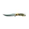 Uncle Henry Golden Spike 5 inch Fixed Blade Knife - Brown