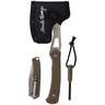 Uncle Henry Axe and Knife Combo with Fire Starter - OD Green